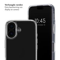 Selencia Cover trasparente con ganci + laccetto da polso Lova Apple iPhone 16 - Arancio