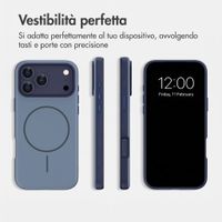 imoshion Cover posteriore Color con Thin MagSafe Ring Apple iPhone 18 Pro / 17 Pro - Blu scuro