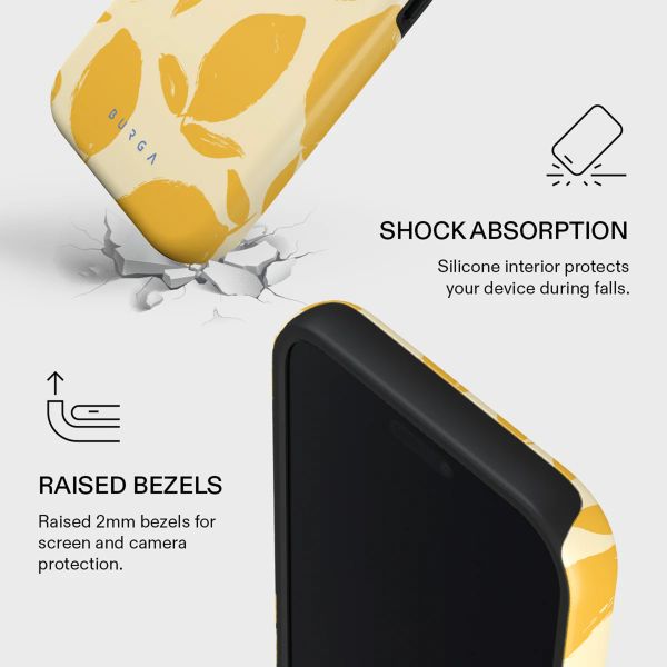 Burga Cover Posteriore Resistente con MagSafe Apple iPhone 17 Pro - Lemon Tart