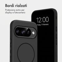 imoshion Cover posteriore Color con Thin MagSafe Ring Google Pixel 9 / 9 Pro - Nero