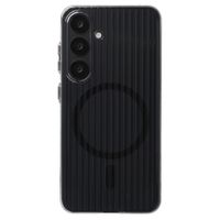 Accezz Cover Lite con MagSafe | Fluted | Samsung Galaxy S25 - Nero