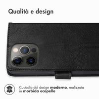 imoshion Cover a libro di Lusso Apple iPhone 13 Pro Max - Nero