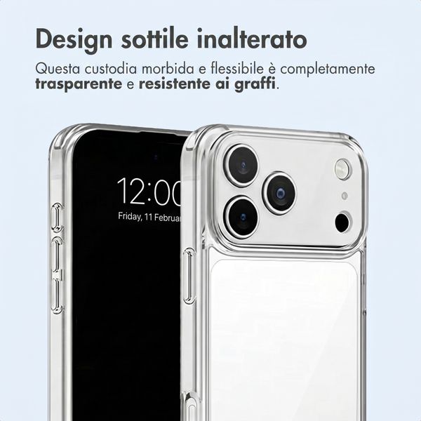 imoshion Cover posteriore protettiva Apple iPhone 18 Pro Max / 17 Pro Max - Trasparente