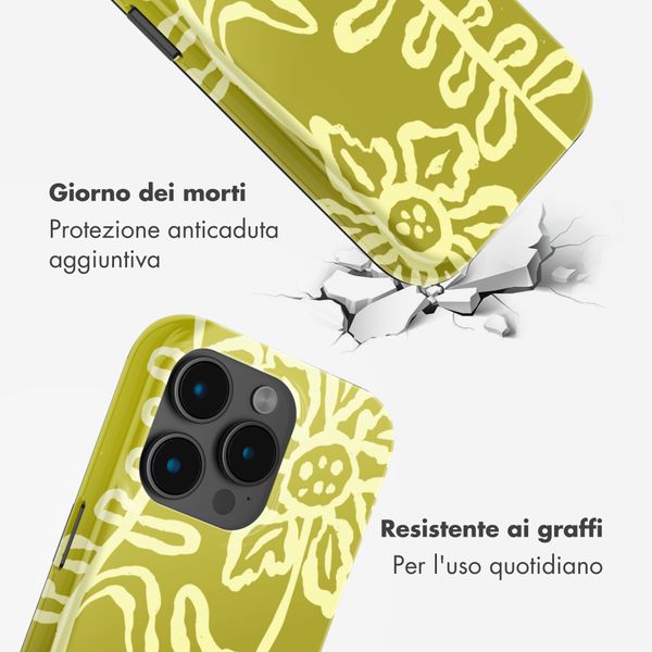 Selencia Cover posteriore Vivid con MagSafe Apple iPhone 15 Pro - Chalky Bloom