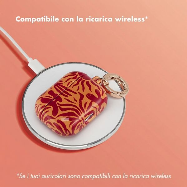 Selencia Cover Vivid  Apple Airpods Pro - Tropical Vibes Apricot