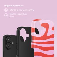 Selencia Cover Posteriore Vivid Apple iPhone 17 - Dream Swirl Pink