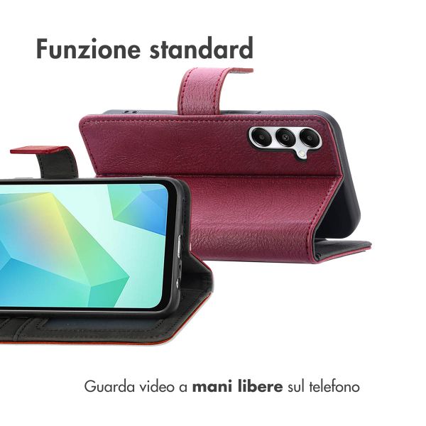 imoshion Cover a libro di Lusso Samsung Galaxy A17 (5G) / (4G) - Bordeaux