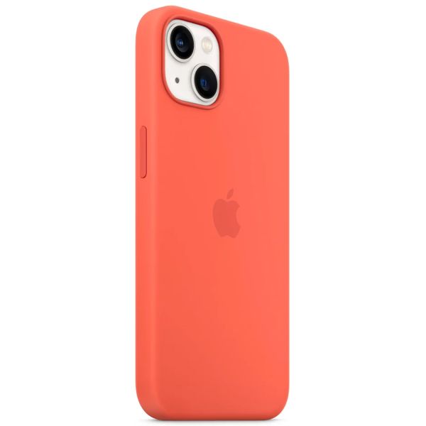 Apple Cover Posteriore in Silicone con MagSafe Apple iPhone 13 Mini - Nectarine