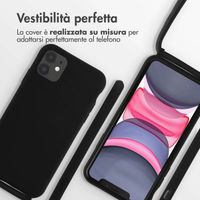 imoshion Cover in Silicone con Cordino Apple iPhone 11 - Nero