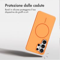 imoshion Cover posteriore Color con Thin MagSafe Ring Samsung Galaxy S26 Ultra - Arancio