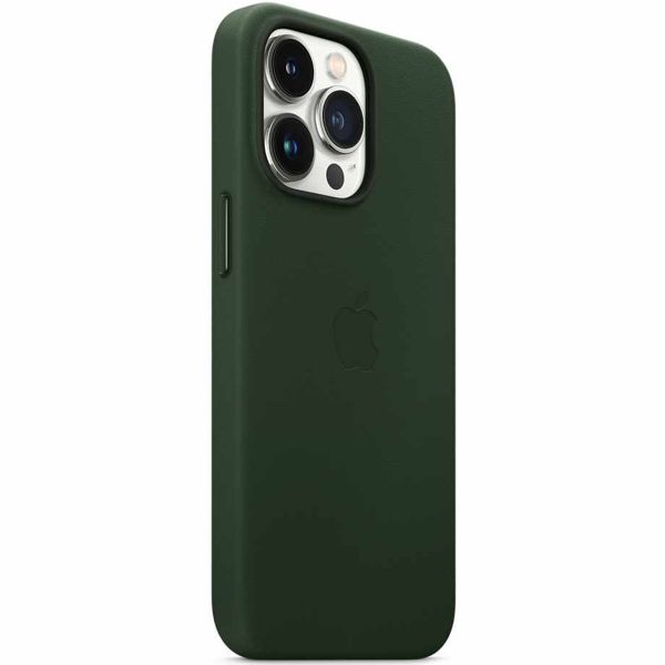 Apple Cover in Pelle MagSafe iPhone 13 Pro Max - Sequoia Green