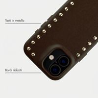 Selencia Cover posteriore Studs con MagSafe Apple iPhone 16 - Cacao Crush