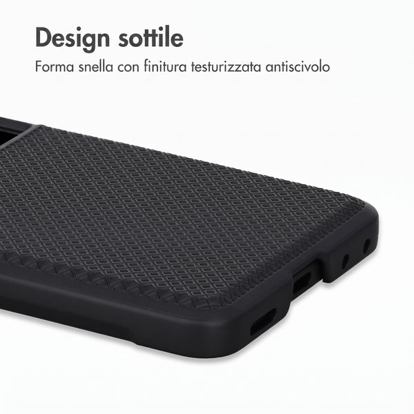 Accezz Cover Grid Samsung Galaxy Z Flip 8 - Nero