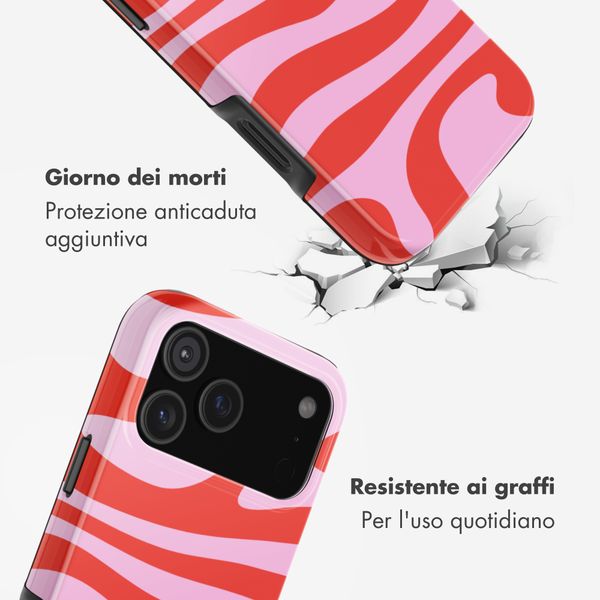 Selencia Cover Posteriore Vivid Apple iPhone 17 Pro - Dream Swirl Pink