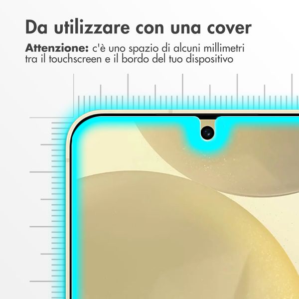 Accezz Vetro temperato, confezione da 2 Samsung Galaxy S24 Plus / S25 Plus