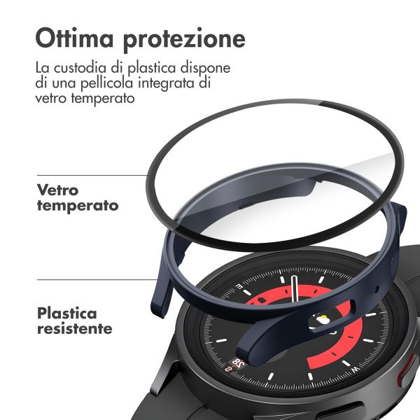 imoshion Cover rigida integrale Samsung Galaxy Watch 6 - 44 mm - Blu scuro