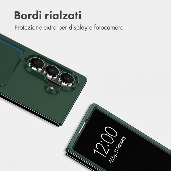 imoshion Backcover con porta carte Samsung Galaxy Z Fold 8 Ultra - Verde scuro
