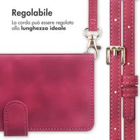 imoshion Cover a libro con Cordino Samsung Galaxy A16 - Rosso