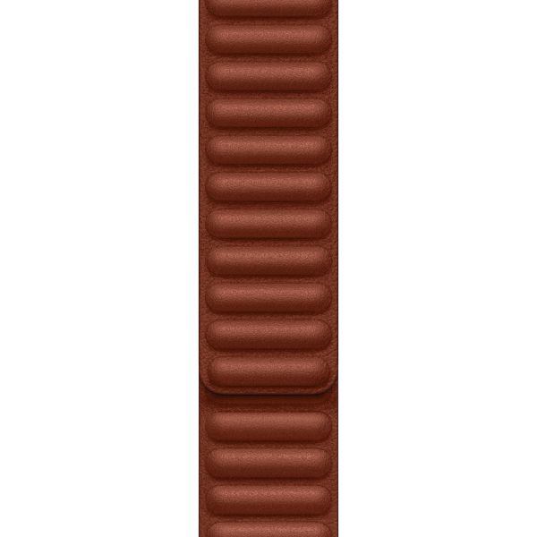 Apple Cinturino Leather Link Apple Watch | 44/45/46/49 mm - Taglia S/M - Umber