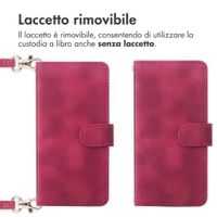 imoshion Cover a libro con Cordino Samsung Galaxy A27 (5G) - Rosso