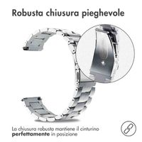imoshion Cinturino in acciaio  - Attacco universale 18 mm - Argento