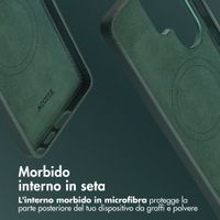 Accezz Cover in Pelle con MagSafe Samsung Galaxy S26 Ultra - Cedar Green