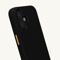 Selencia Cover posteriore Rivièra con MagSafe con ganci rimovibili Apple iPhone 16 - Velvet Black