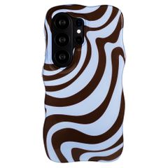 Selencia Cover Vivid Wavy con MagSafe Samsung Galaxy S26 Ultra - Dream Swirl Chocolate