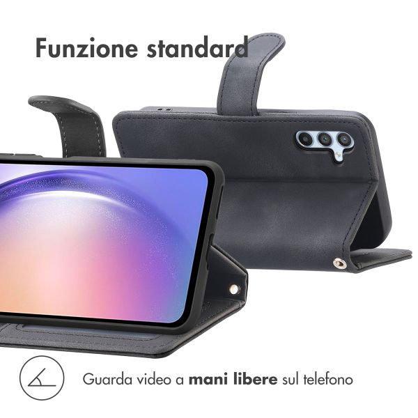 imoshion Cover a libro con Cordino Samsung Galaxy A56 - Nero