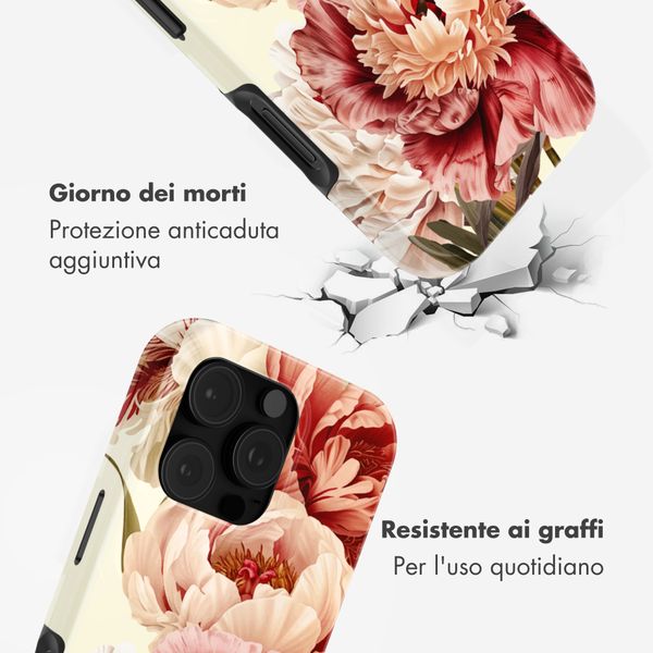 Selencia Cover posteriore Vivid con MagSafe Apple iPhone 16 Pro Max - Vintage Peony