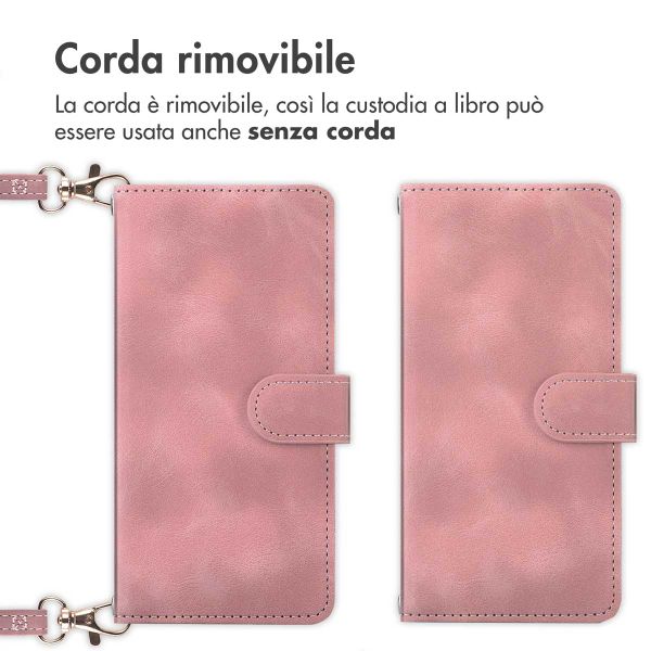 imoshion Cover a libro con Cordino Samsung Galaxy A55 - Rosa