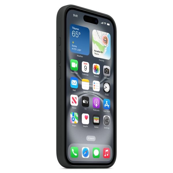 Apple Cover Posteriore in Silicone con MagSafe Apple iPhone 16 Plus - Black