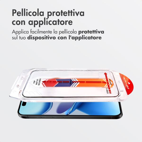 Accezz Vetro temperato + Applicatore Apple iPhone Air