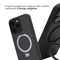 Accezz Cover con anello e supporto con MagSafe Apple iPhone 15 Pro Max - Nero