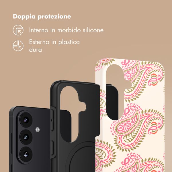 Selencia Cover Posteriore Vivid Samsung Galaxy S26 - Paisley Blush
