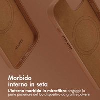 Accezz Cover in Pelle con MagSafe Apple iPhone 13 - Sienna Brown