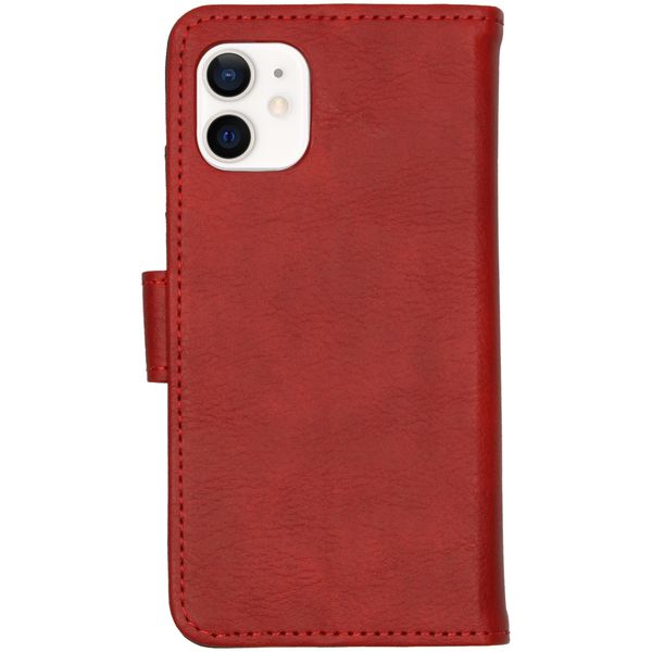 imoshion Cover a libro di Lusso Apple iPhone 12 Mini - Rosso