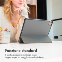 imoshion Cover a libro Trifold Samsung Galaxy Tab A11 / A9 8.7 pollici - Grigio