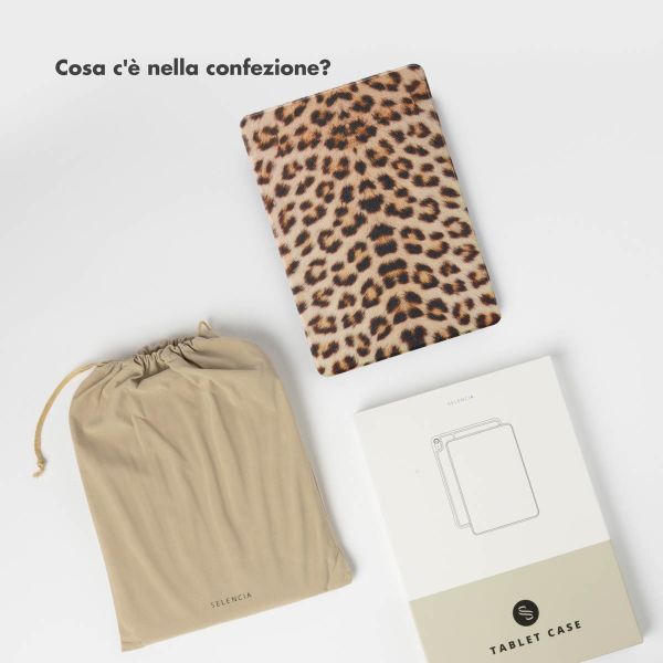 Selencia Cover per tablet Vivid Samsung Galaxy Tab A9 Plus - Wild Leo