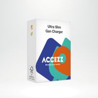 Accezz Caricabatterie GaN Ultra Slim - 2x USB-C - 65 W - Bianco
