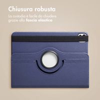 imoshion Cover Girevole a 360° Apple iPad Air 11 pollici (2026) M4 / (2025) M3 / (2024) M2 / Air 5 (2022) / Air 4 (2020) / Pro 11 (2018/2020) - Blu scuro