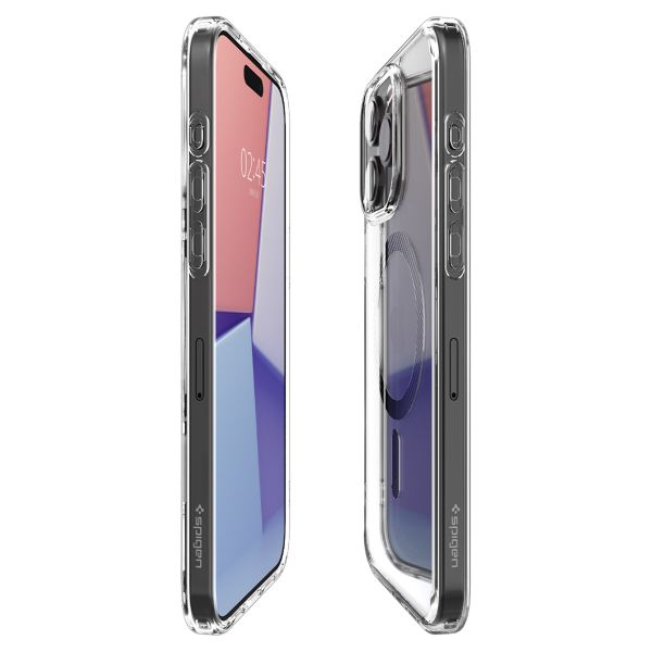 Spigen Cover Posteriore Ultra Ibrida con MagSafe Apple iPhone 15 Pro - Carbon Fiber