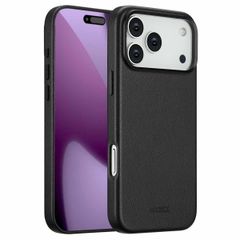 Accezz Cover in Pelle con MagSafe Apple iPhone 17 Pro Max - Onyx Black