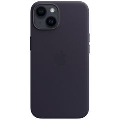 Apple Cover Posteriore in Pelle con MagSafe Apple iPhone 14 - Ink