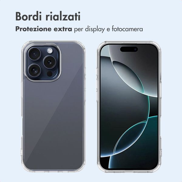 imoshion Cover posteriore protettiva Apple iPhone 16 Pro - Trasparente