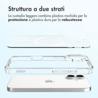 Accezz Cover posteriore Xtreme Impact con MagSafe Apple iPhone 17 - Trasparente