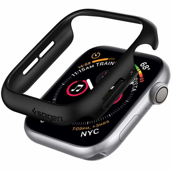 Spigen Cover Thin Fit™ Apple Watch 4 / 5 / 6 / SE - 44 mm - Nero