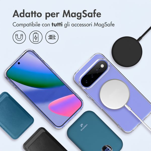 imoshion Cover posteriore protettiva con MagSafe Google Pixel 11 - Trasparente
