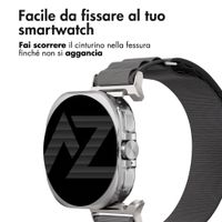 Accezz Cinturino in nylon Alpine Samsung Galaxy Watch Ultra 2 (2026) / Ultra (2024/2025) - Dark Grey