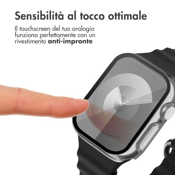 imoshion Cover rigida integrale lucida Apple Watch 1 / 2 / 3 - 38 mm - Argento
